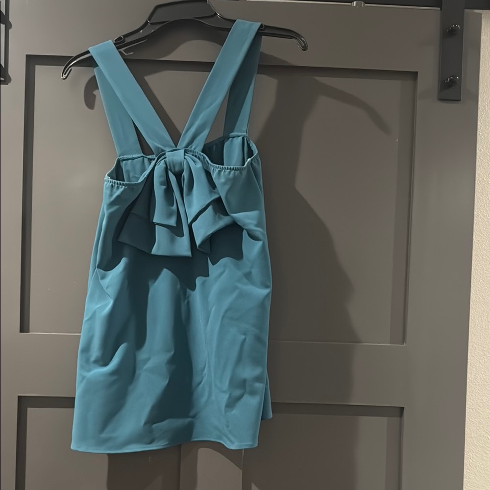 Rachel Kate Teal Sleeveless Blouse